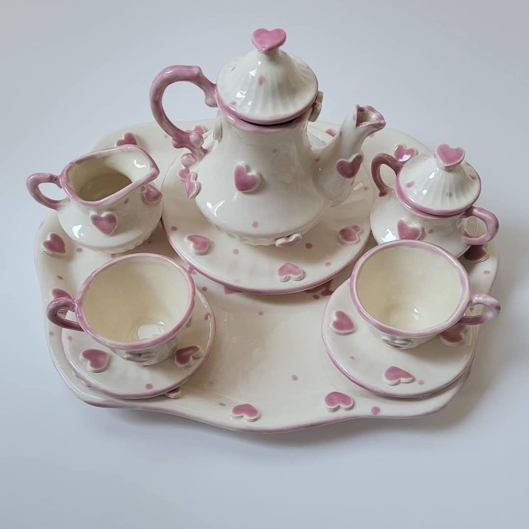 Heart Tea Set