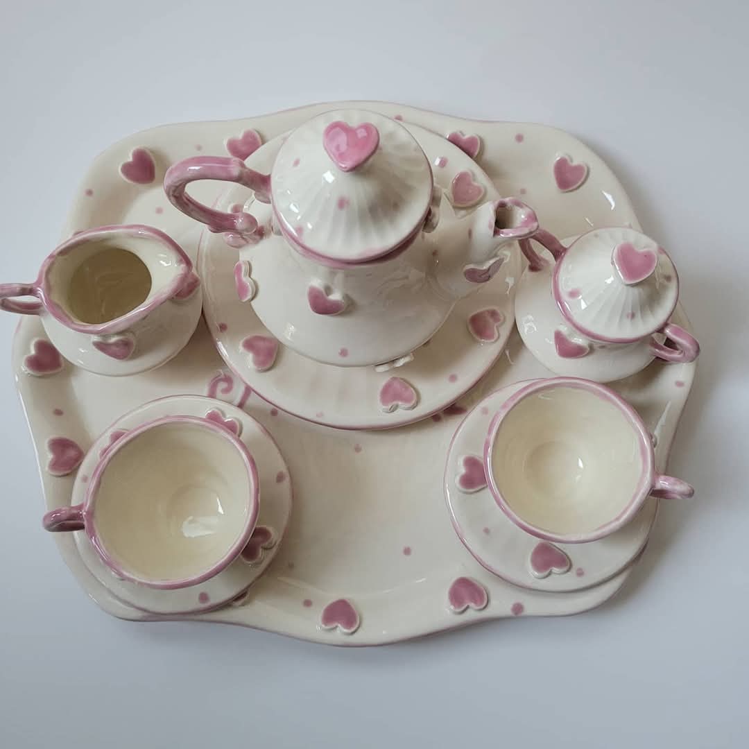 Heart Tea Set