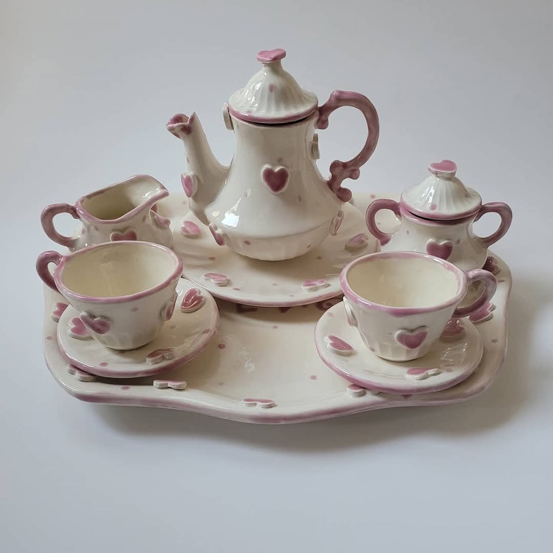 Heart Tea Set