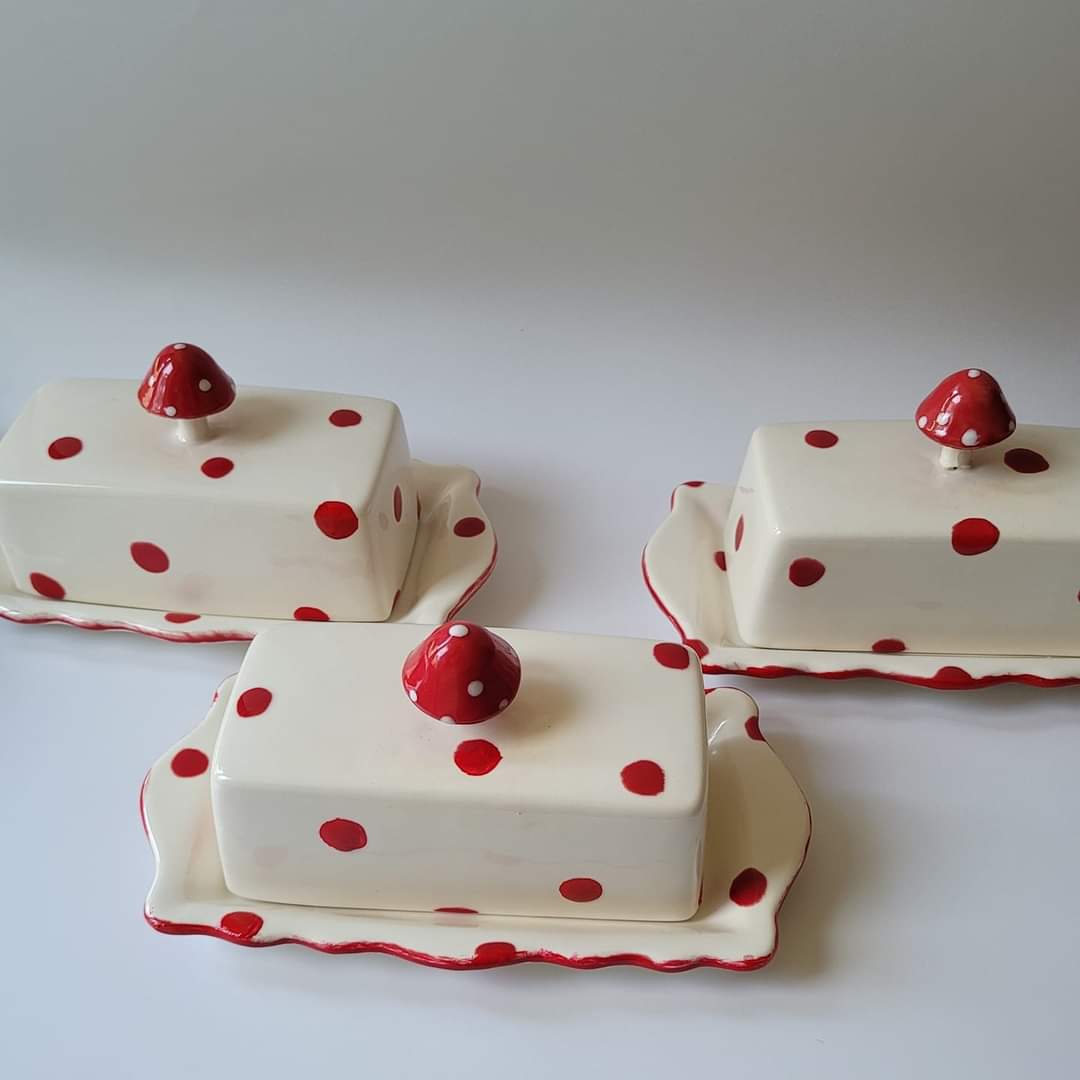 Mushroom Butter Dish