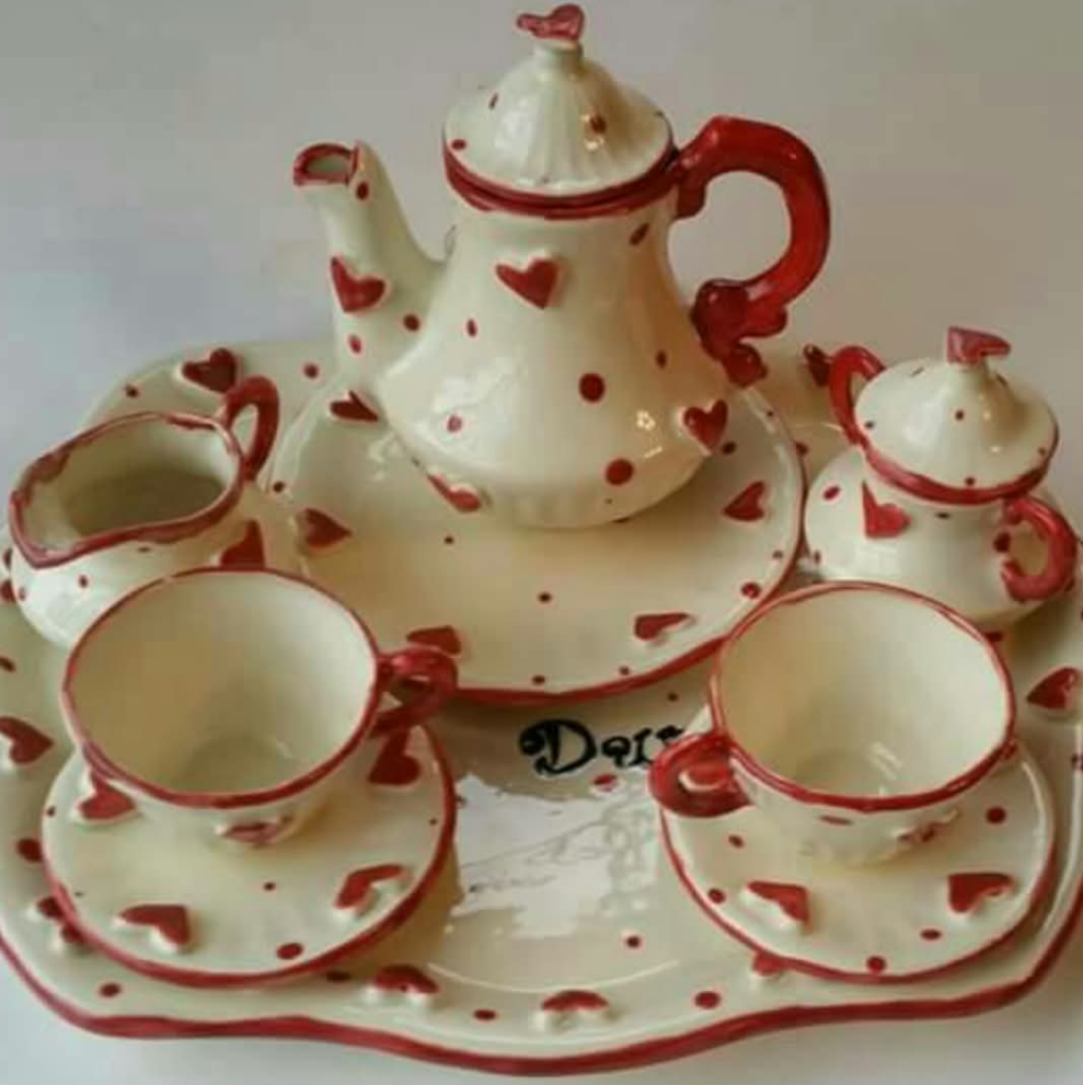 Heart Tea Set
